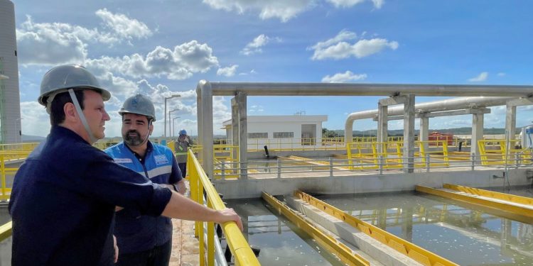 Prefeito Eduardo Paes inaugura segunda maior Estação de Tratamanto de Esgoto da Zona Oeste