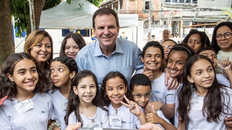 Eduardo Paes inaugura arena do handebol para os Jogos Olímpicos