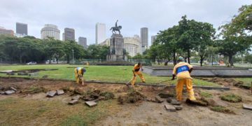 Prefeitura realiza série de ações de revitalização no bairro da Glória