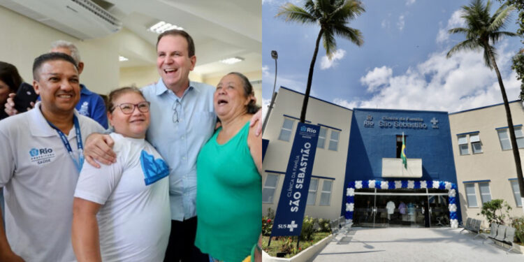 Prefeito Eduardo Paes inaugura nova clínica no Caju.