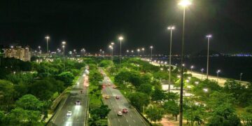 Prefeitura do Rio moderniza toda a iluminação do Aterro do Flamengo