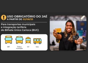 A partir deste sábado (02), Jaé passa a ser obrigatório em todos os transportes municipais do Rio