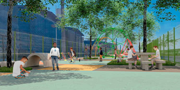 O Parque Linear será construído em uma área onde hoje há descarte irregular de lixo