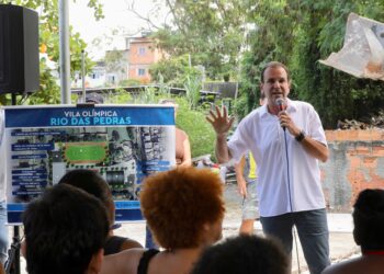 Eduardo Paes dá início às obras da nova Vila Olímpica de Rio das Pedras